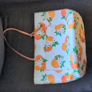 Kate spade harding street oranges riley tote bag